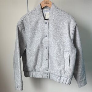Vuori Gray Bomber Jacket